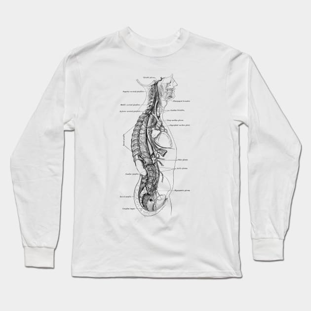 Human Body - Section Long Sleeve T-Shirt by be yourself. design